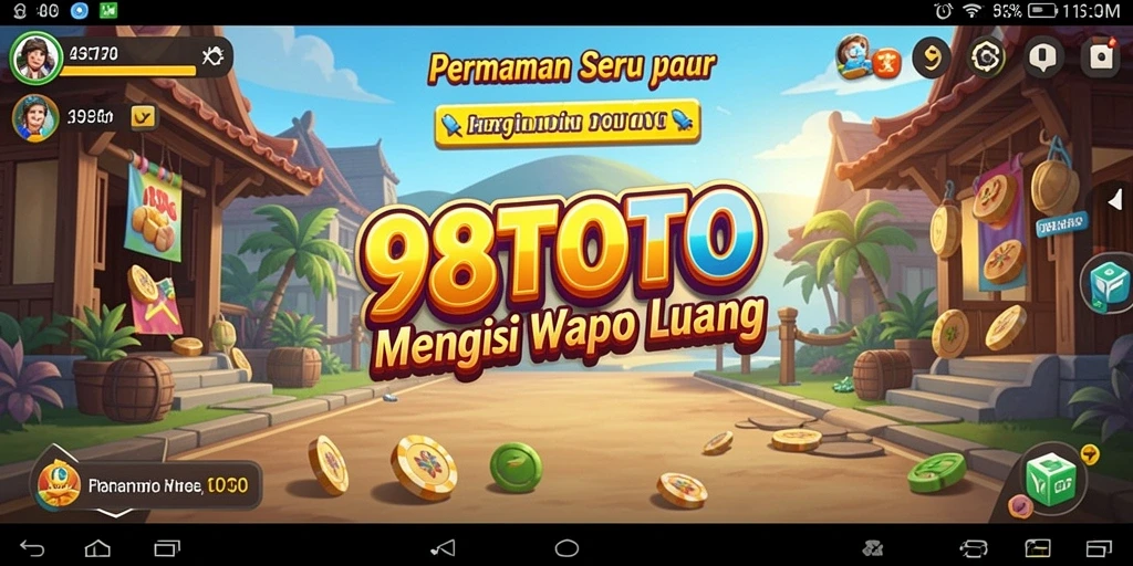 Tampilan gameplay seru 98TOTO dengan tantangan menarik.