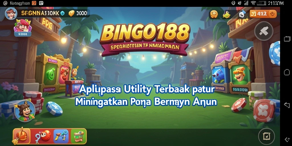 Tampilan utama BINGO188 yang menampilkan berbagai alat utility.