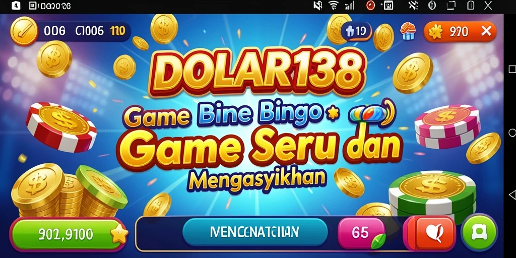 Tampilan menegangkan saat bermain Bingo di DOLAR138.