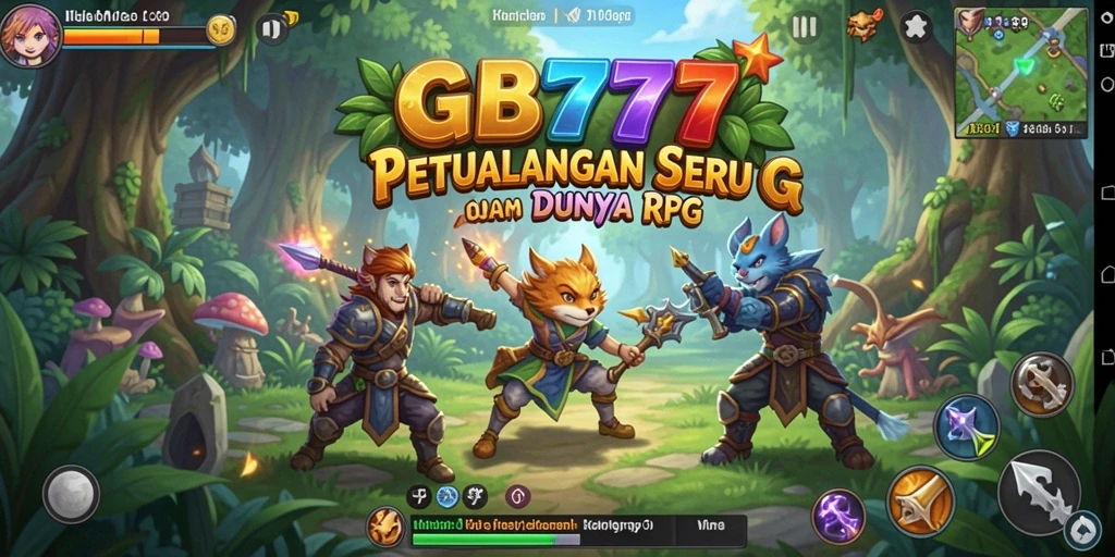 Tampilan gameplay GB777 dengan aksi pertarungan yang seru dan mendebarkan.