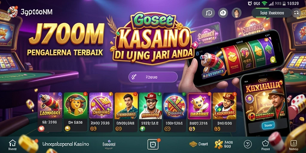 Tampilan gameplay seru di J200M dengan berbagai pilihan permainan kasino.