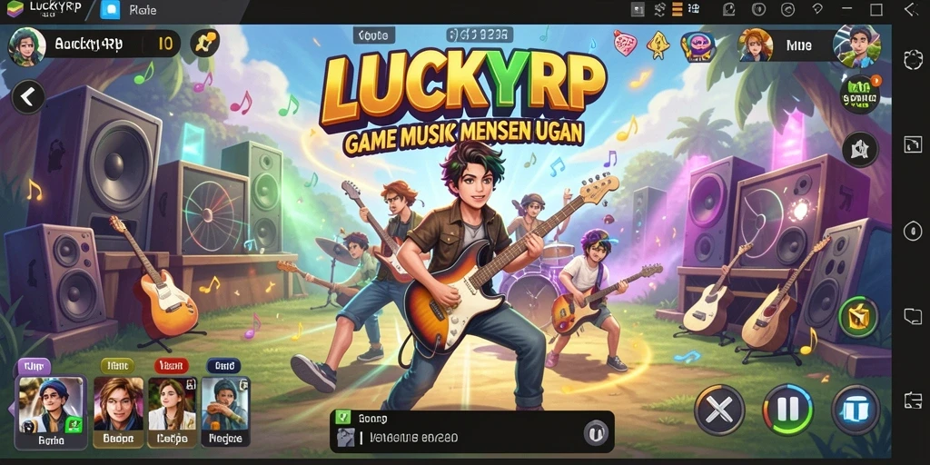 Tampilan menarik dan interaktif dari gameplay <strong>LUCKYRP</strong> yang membuatmu ketagihan.