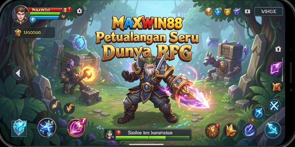 Screenshot gameplay <strong>MAXWIN88</strong> yang menampilkan pertarungan epik.