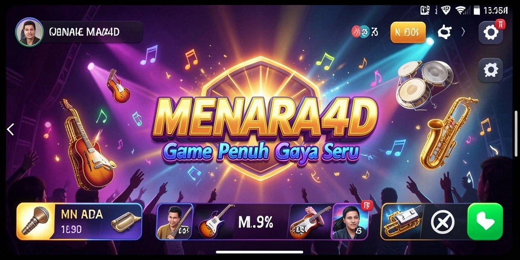 Tangkapan layar MENARA4D menampilkan gameplay yang seru dan interaktif.
