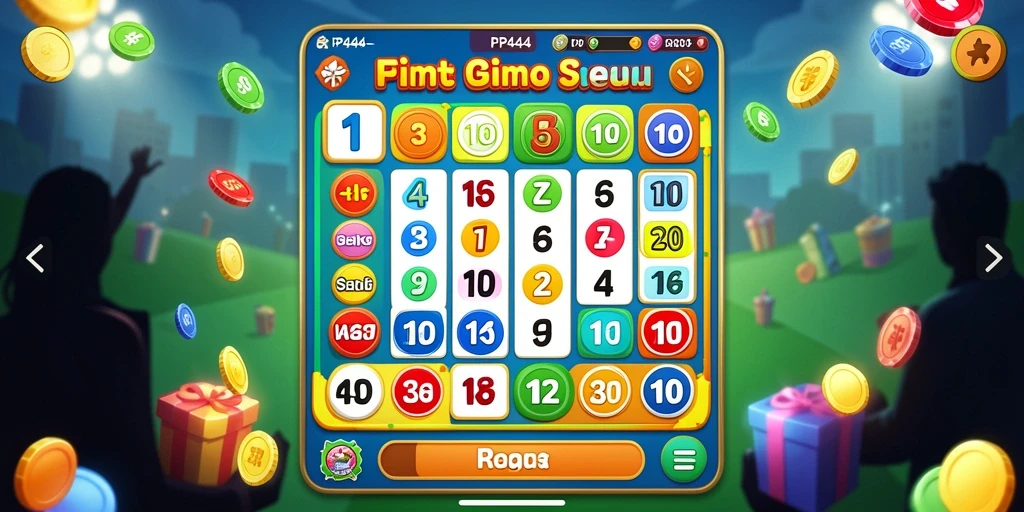 Tampilan gameplay seru di PP444 dengan banyak pemain Bingo.