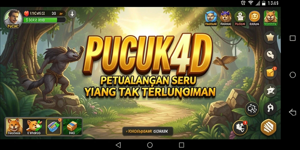 Tampilan gameplay seru dari PUCUK4D dengan berbagai petualangan menarik.