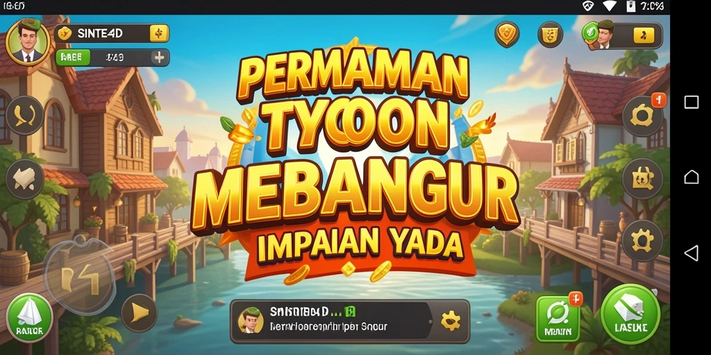 Tampilan gameplay SINTE4D yang menarik dan menantang dalam dunia Tycoon.