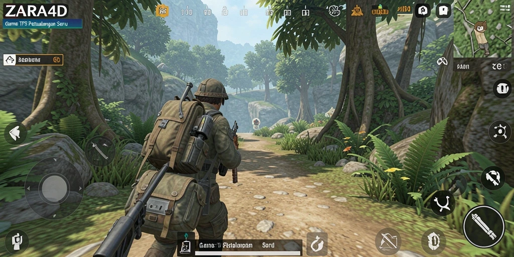 Tampilan gameplay ZARA4D yang mendebarkan dan penuh aksi.